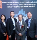 Vice President Au Shiu Kin David (second from right), Honorary Secretary Sr. Cheu Yuk Yi Yvonne (left) shared the moment with guests.